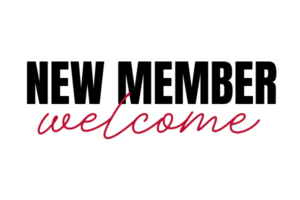 new member welcome