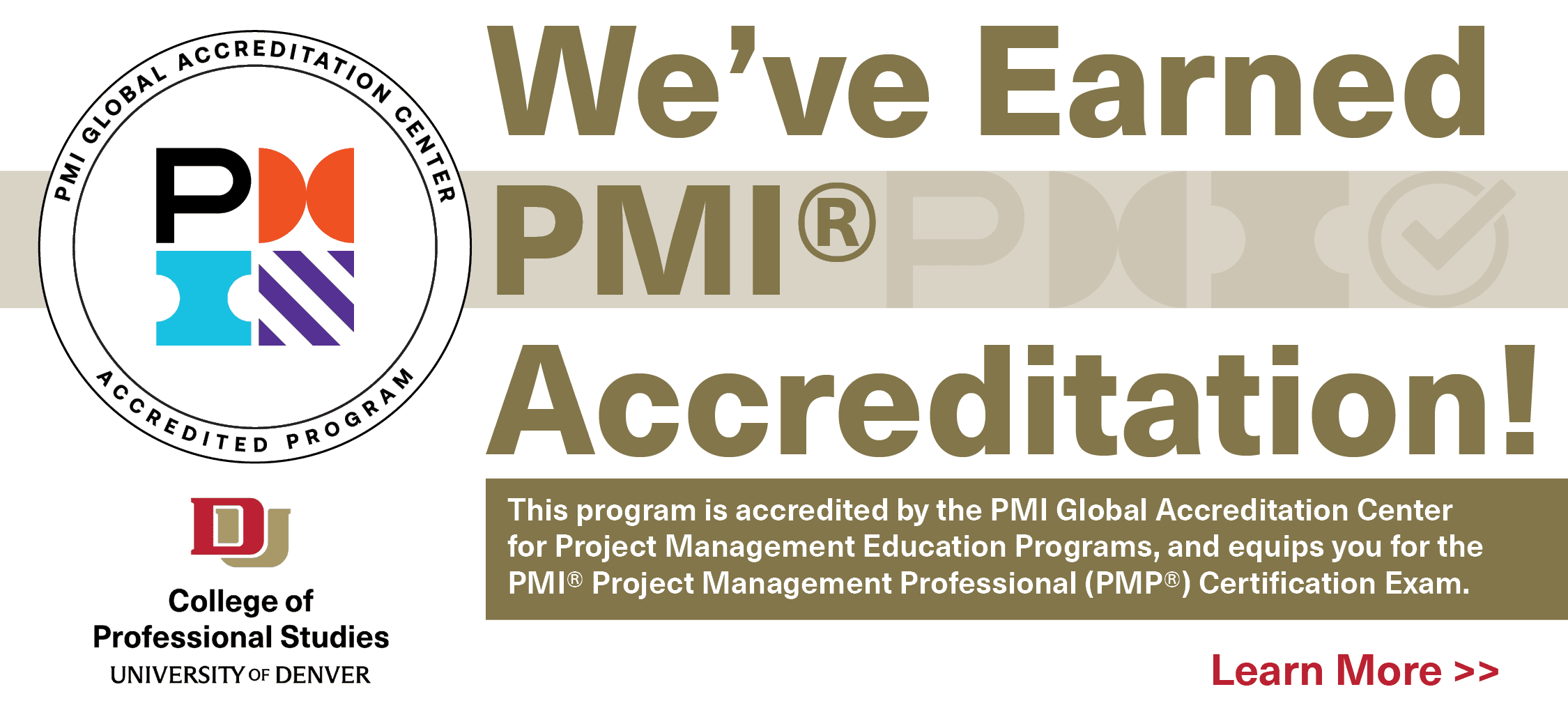 DU Professional Studies PMI CAG Accreditation