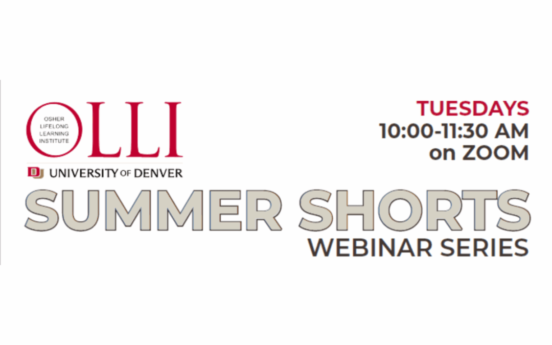 Summer Shorts Webinar Series