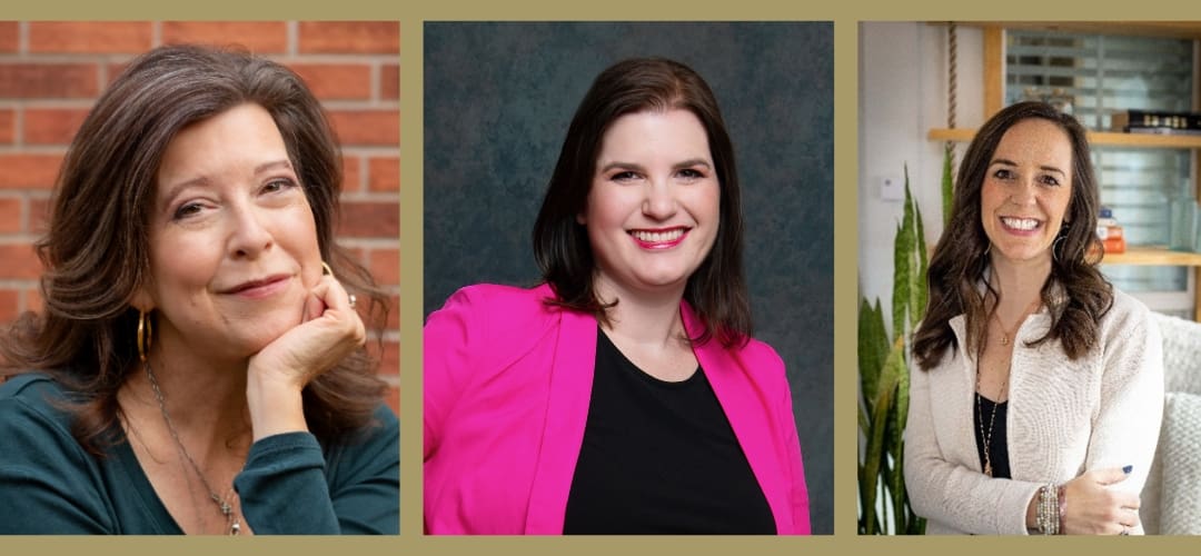 FMLP coaches and authors Robyn White, Jenn Todling, and Karen Jaeger Collins